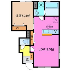 伊勢朝日駅 徒歩33分 1階の物件間取画像